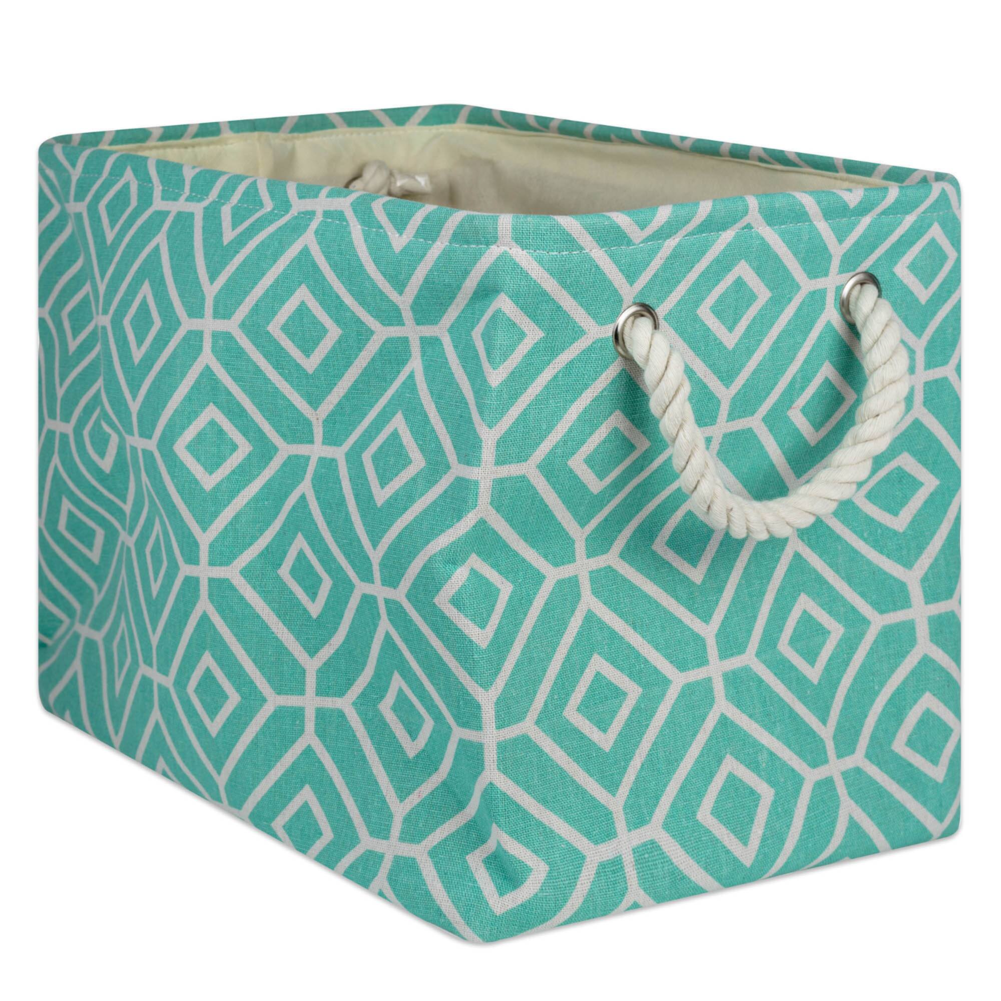 DII® Large Stained Glass Print Rectangular Bin
